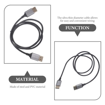 Кабель Display Port, 1 м, разъем «папа» к монитору «папа»