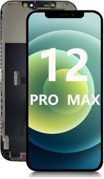 WYŚWIETLACZ DO IPHONE 12 PRO MAX LCD NCC EKRAN DOTYK SZYBKA + USZCZELKA