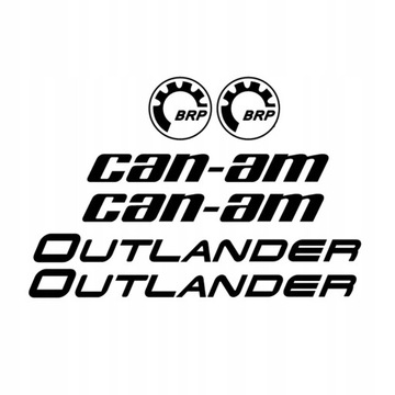 Автомобильная наклейка Classic для CAN-AM TEAM Outlander