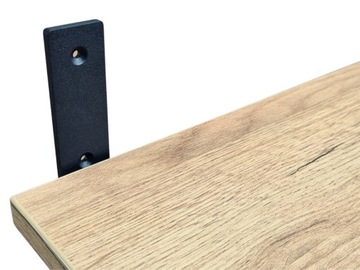 Półka wisząca Breto ścienna loft 70x20 CRAFT ZŁOTY