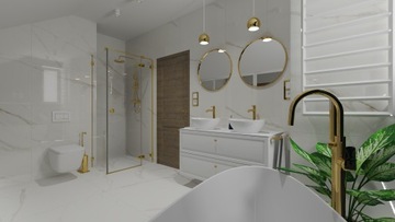 Угловое соединение с ручкой Omnires Y 8873GL, золото