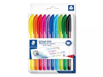 Ручки трикутні 10 кольорів 4320 м Staedtler
