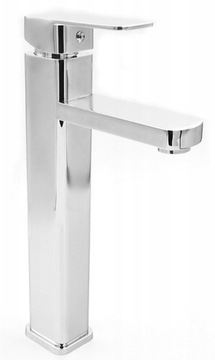 BATERIA UMYWALKOWA CARO CUBIC WYSOKA ROYAL CHROM