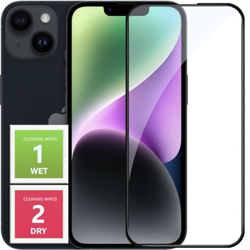 SZKŁO HARTOWANE 5D NA CAŁY EKRAN DO IPHONE 14 SZYBKA SZKIEŁKO OCHRONNE 9H