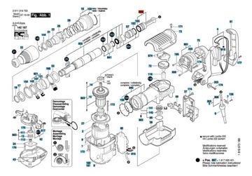 ШАТУН BOSCH ПОРШЕНЬ GSH388 GSH5 E GSH500