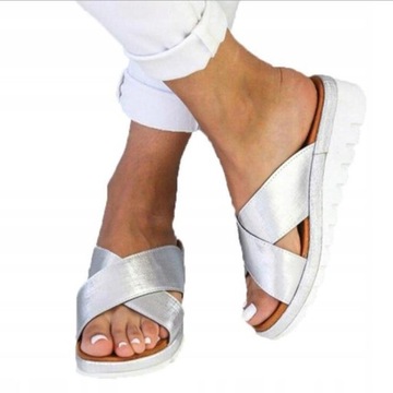 Kobiety Platformy Letnie Sandały Kapcie Wedge N