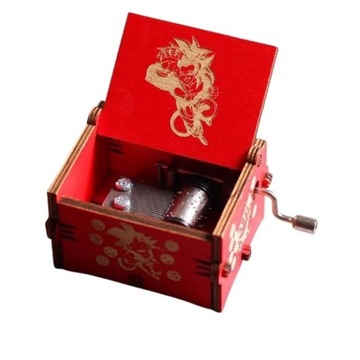 Wholesale Dragon Ball Wooden Hand Crank Music Box