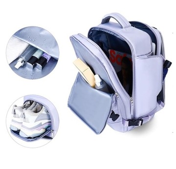 РЮКЗАК ДЛЯ НОУТБУКА ГОРОДСКАЯ РУЧНАЯ КОЖАНОСТЬ С USB 15,6 ДЮЙМА T102