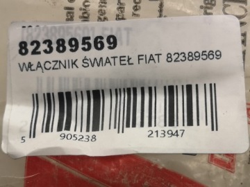 82389569, lichtschalter PRZECIWMGIELNYCH FIAT CROMA 1990-1996 / 82389569 | thumb 1