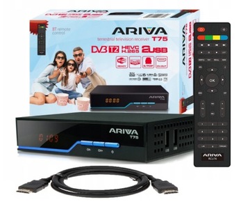 Dekoder Ferguson Ariva T75 DVB-T2/H.265 HEVC + HDMI NOWY SYGNAŁ Cyfrowy