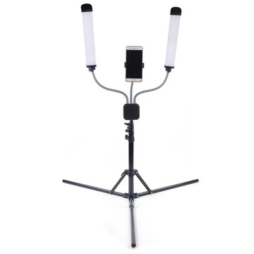 Lampa studyjna LED i uchwyt na telefon komórkowy