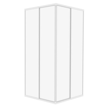 Kabina prysznicowa 80x90x180, BIAŁY PROFIL