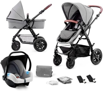 Kinderkraft 3 in 1 MOOV, wózek wielofunkcyjny