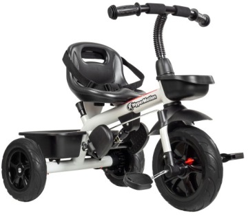 КОРЗИНА ДЛЯ ТРЕХКОЛЕСНОГО ВЕЛОСИПЕДА HyperMotion PUSH RIDE-RIDE РЕМНИ КОРЗИНА Tobi VECTOR Серый