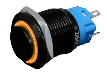 Włącznik przycisk monostabilny chwilowy reset 12mm 12V LED podświetlany