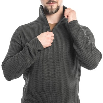 Sweter Brandit Marine Troyer Pullover - Grafitowy 5XL