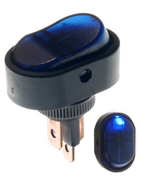 PRZELACZNIK WLACZNIK 12V 20A LED DIODA NIEBIESKA