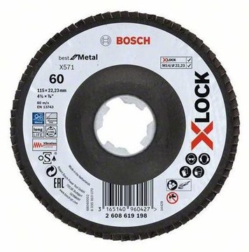 Tarcza listkowa ścierna 60 X571 for Metal X-Lock