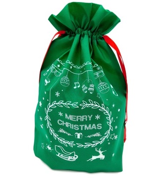 WOREK PREZENTOWY TOREBKA ŚWIĄTECZNA PREZENT 25x35