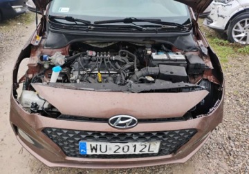 Hyundai i20 II Hatchback 5d Facelifting KAPPA 1.2 MPI 84KM 2019 Hyundai i20 2019r, 1.2 LPG. Uszkodzony przod. Jezdzi. 1.2 BenzynaLPG, zdjęcie 4