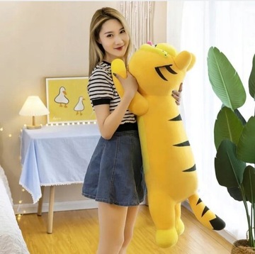 DUŻA MASKOTKA PRZYTULANKA PLUSZAK KOT GARFIELD PODUSZKA 60 CM XXL NOS RÓŻ