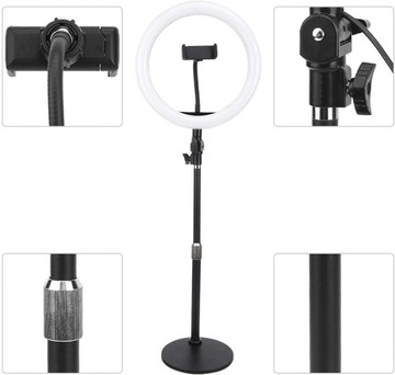 Вращающийся на 360 градусов кольцевой светильник для прямой трансляции