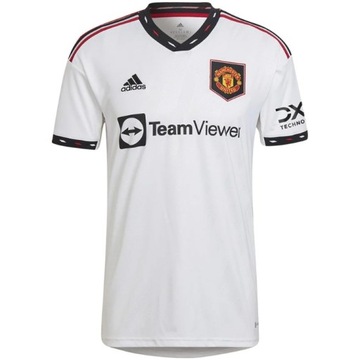 Manchester United - koszulka wyjazdowa 2023-2024 biała (Adidas) M!