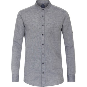 Lniana koszula męska Redmond stójka regular_3XL