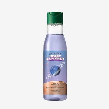 Żel do mycia ciała i włosów Love Nature Space Explorer z organiczną jagodą