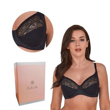 Biustonosz GAIA Soft Nancy 059 miękki czarny 85G