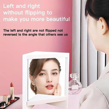 Зеркало для макияжа Отдельно стоящее гладкое настоящее зеркало
