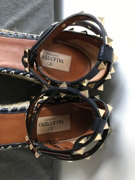 Valentino Garavani espadryle koturn 39