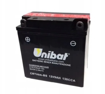 AKUMULATOR UNIBAT CBTX9A-BS 12V 9AH (KATOWICE)