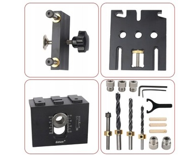 Шаблон 3-в-1 для эксцентриков для сверления дюбелей