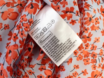 H&M Koszula damska z wzorkiem mgiełka kwiaty lekka r. L 40