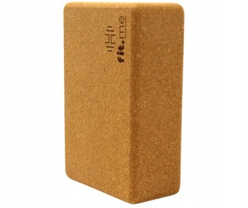БЛОК ДЛЯ УПРАЖНЕНИЙ YOGA CUBE CORK FIT.ME