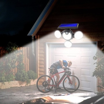 COB-104 встраиваемый настенный светильник на солнечных батареях с датчиком