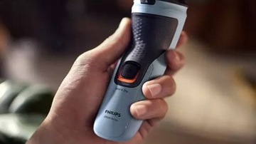ELEKTRYCZNA GOLARKA DO TWARZY BRODY PHILIPS MASZYNKA TRYMER MĘSKA GŁOWICOWA
