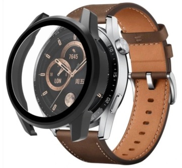 Etui Ochronne z wbudowanym Szkłem do Huawei Watch GT 3 46mm |KOLORY|