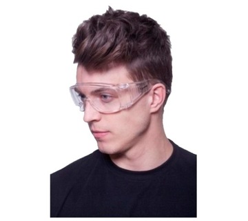 Okulary Ochronne ARDON V1011E Bezbarwne Panoramiczne EN166