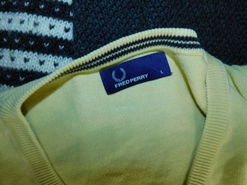 Fred Perry sweter męski L logo
