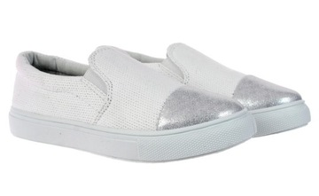 BUTY SPORTOWE TENISÓWKI NISKIE DZIECIĘCE WSUWANE 6394 roz. 34