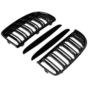 GRILL NERKI BMW 3 E90E91 M PAKIET M3 CZARNY POŁYSK