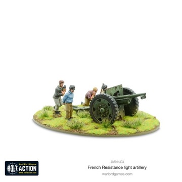 BOLT ACTION Легкая артиллерия французского Сопротивления