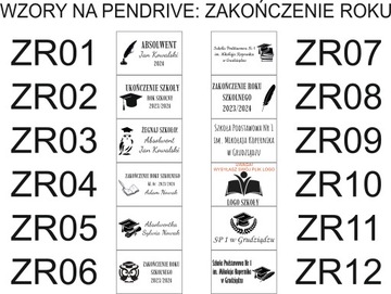 Pendrive reklamowy TWISTER 64 GB 3.0 grawer tekst logo chrzest komunia ślub