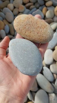 МНОГОЦВЕТНАЯ ГАЛЬКА ПЛОСКАЯ 60/120 мм 1 кг САДОВАЯ