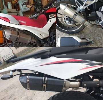 СПОРТИВНЫЙ ГЛУШИТЕЛЬ УНИВЕРСАЛЬНЫЙ AKRAP ДЛИННАЯ НАКЛЕЙКА AKRAPOVIC DB KILL