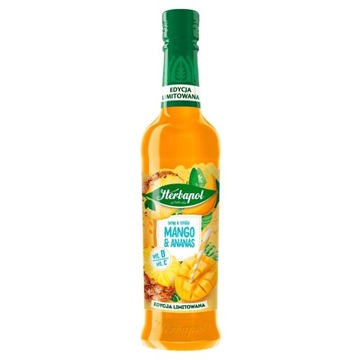 SYROP HERBAPOL MANGO ANANAS 420 ML OWOCOWA SPIŻAR.