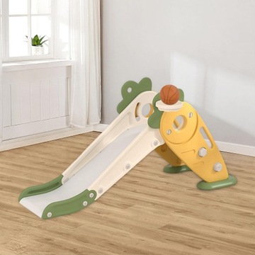Kids Slide Motor Skill Zabawka Antypoślizgowa Żółty C