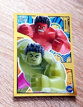 Karta LEGO Marvel Avengers LE20 Hulk kontra Czerwony Hulk NOWA